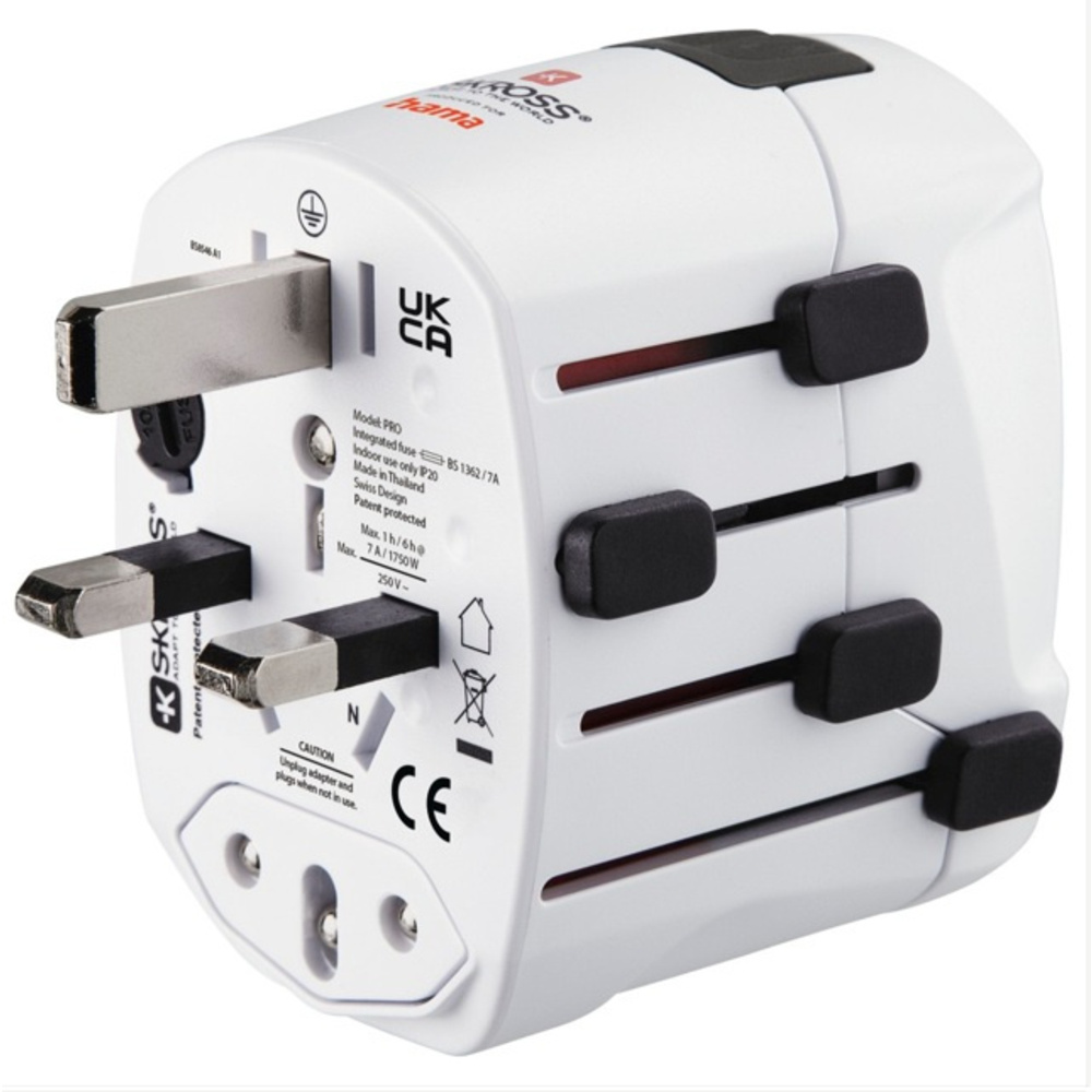 Weltreiseadapter "World Travel Pro", 3-polig