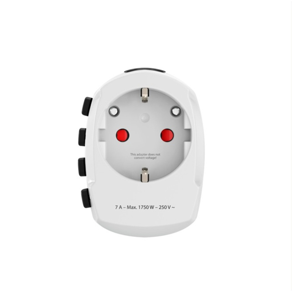 Weltreiseadapter "World Travel Pro", 3-polig
