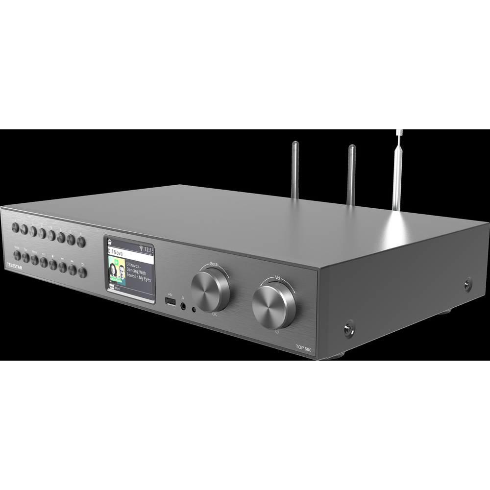 TELESTAR HiFi‑Tuner TOP 500, Internet Radio DAB+ UKW Bluetooth Streaming