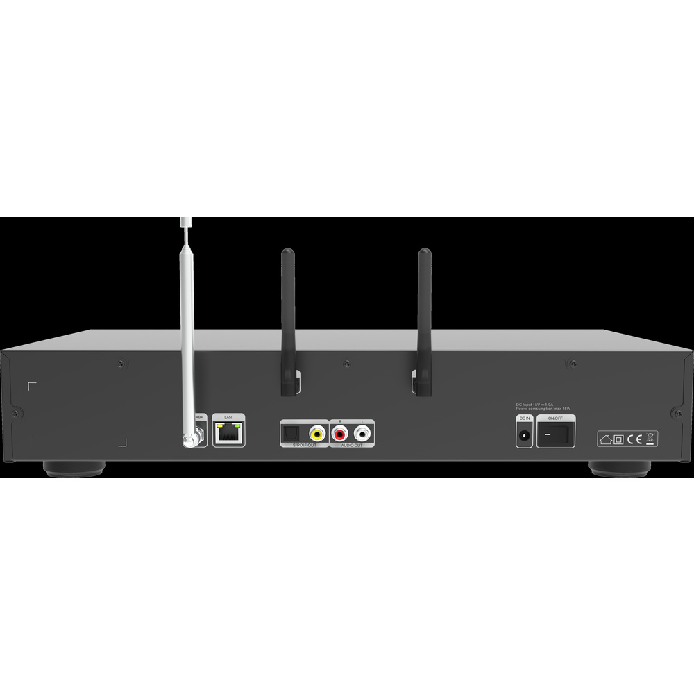 TELESTAR HiFi‑Tuner TOP 500, Internet Radio DAB+ UKW Bluetooth Streaming