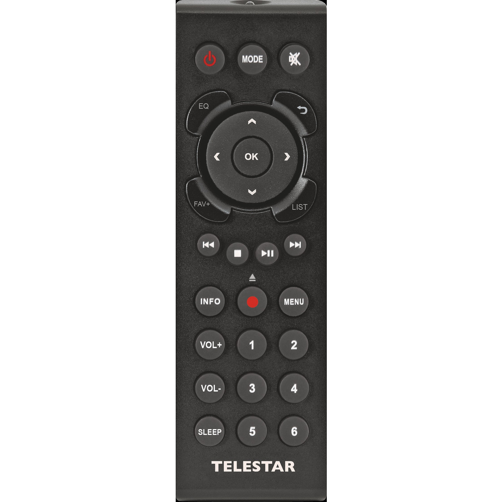 TELESTAR HiFi‑All‑in‑One‑System TOP 550, Internet Radio DAB+ UKW CD Bluetooth