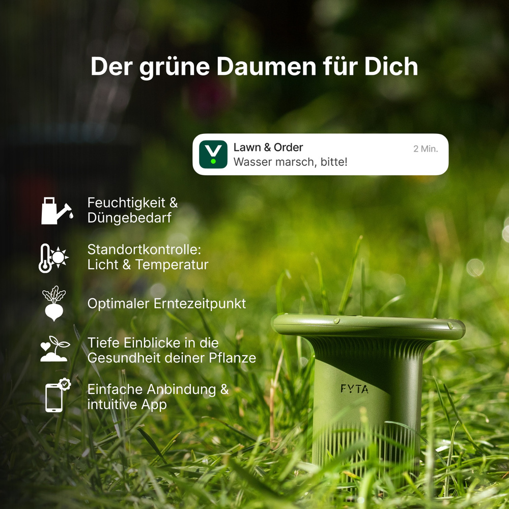 FYTA Terra Outdoor Pflanzensensor mit WLAN | Smart Home