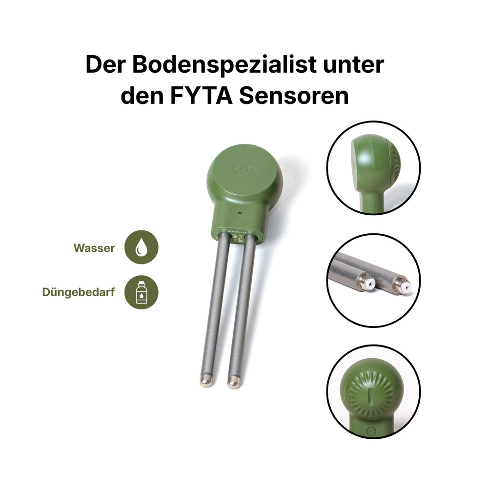 FYTA Mini 3er Set, Bluetooth Pflanzensensoren | Smart Home