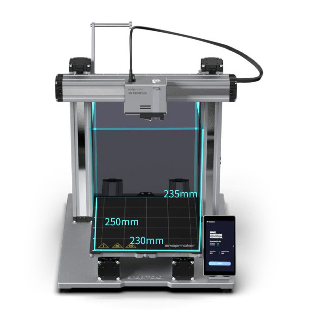 Snapmaker Modularer FFF-3D-Drucker F250, mit Auto-Leveling, WLAN-Anbindung, optional erweiterbar