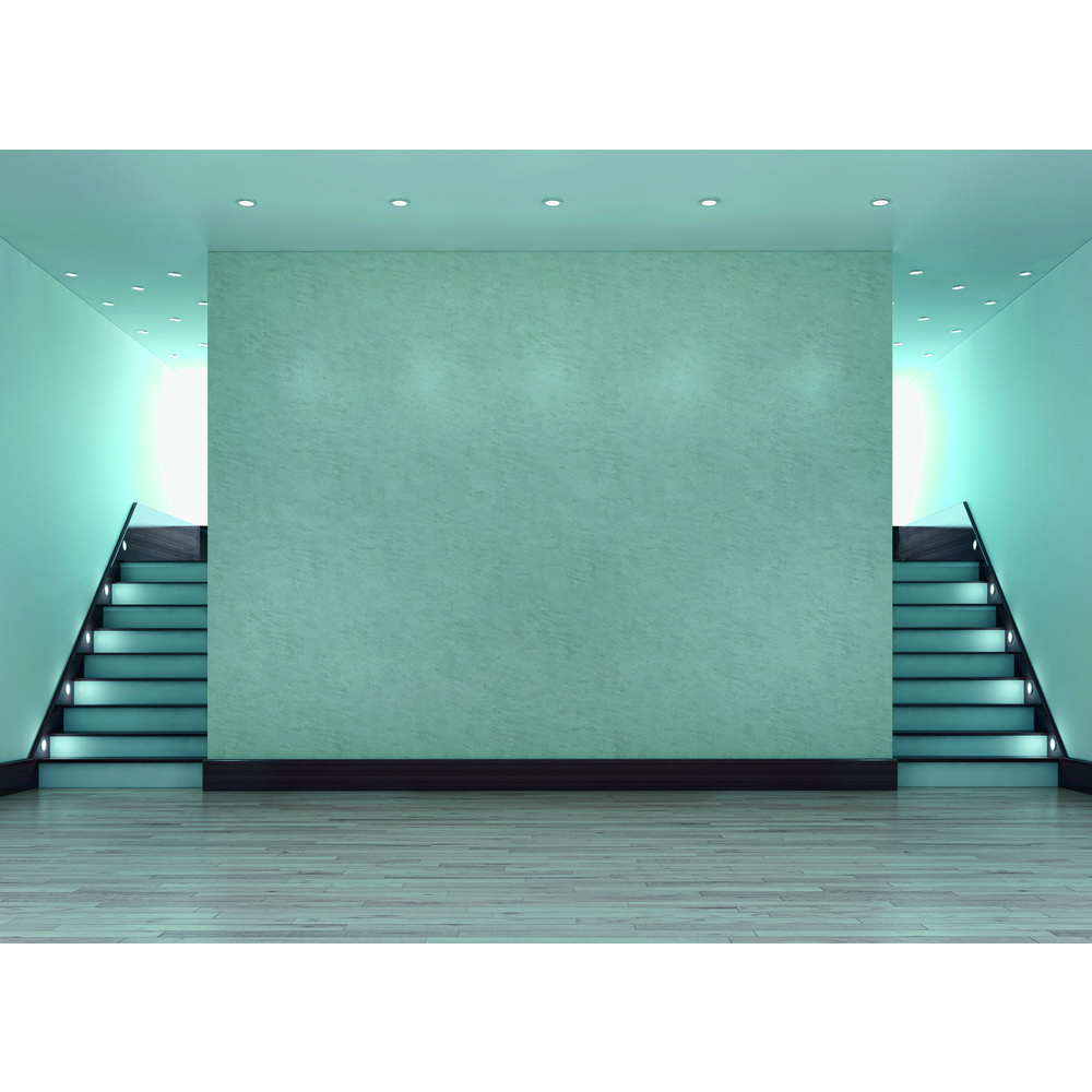 HEITRONIC 2-W-LED-Einbaupanel Nizza, passt in Schalter- und Hohlwanddosen, rund, weiß, IP20