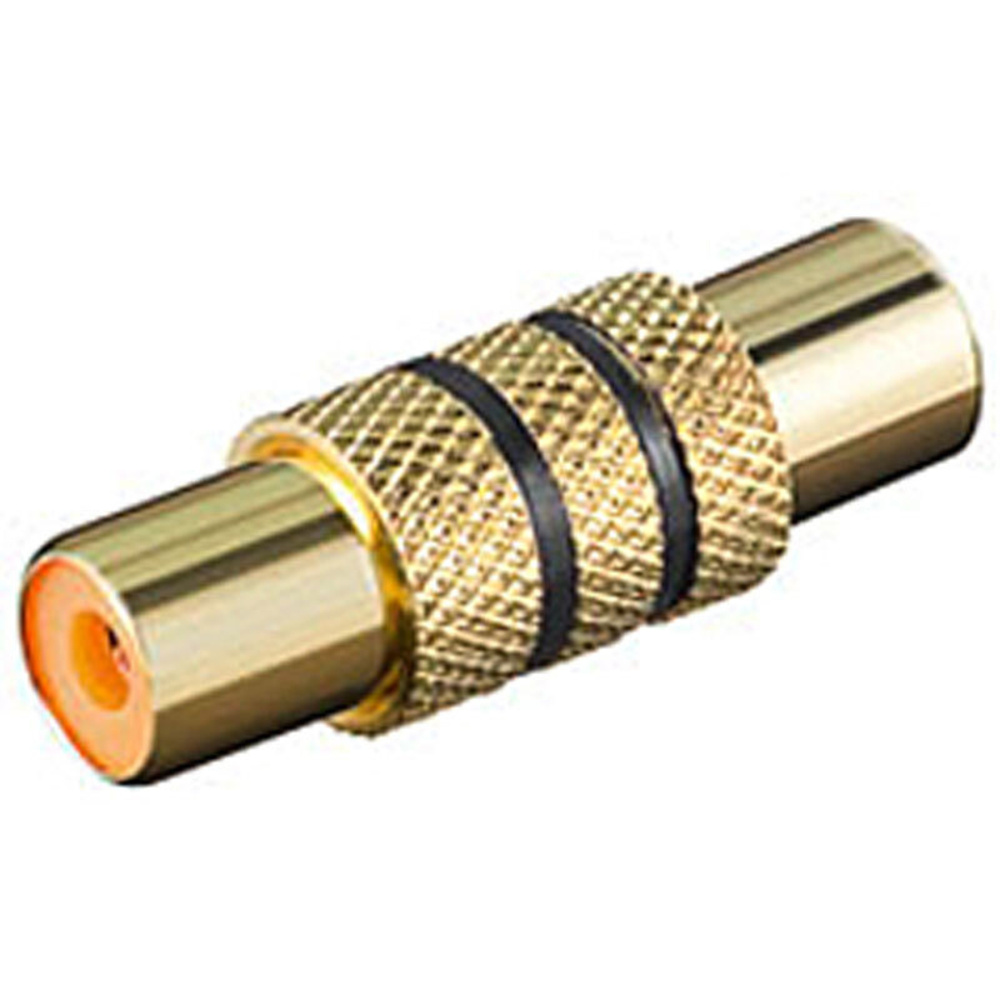 Cinch-Adapter Kupplung/Kupplung (vergoldete Kontakte)