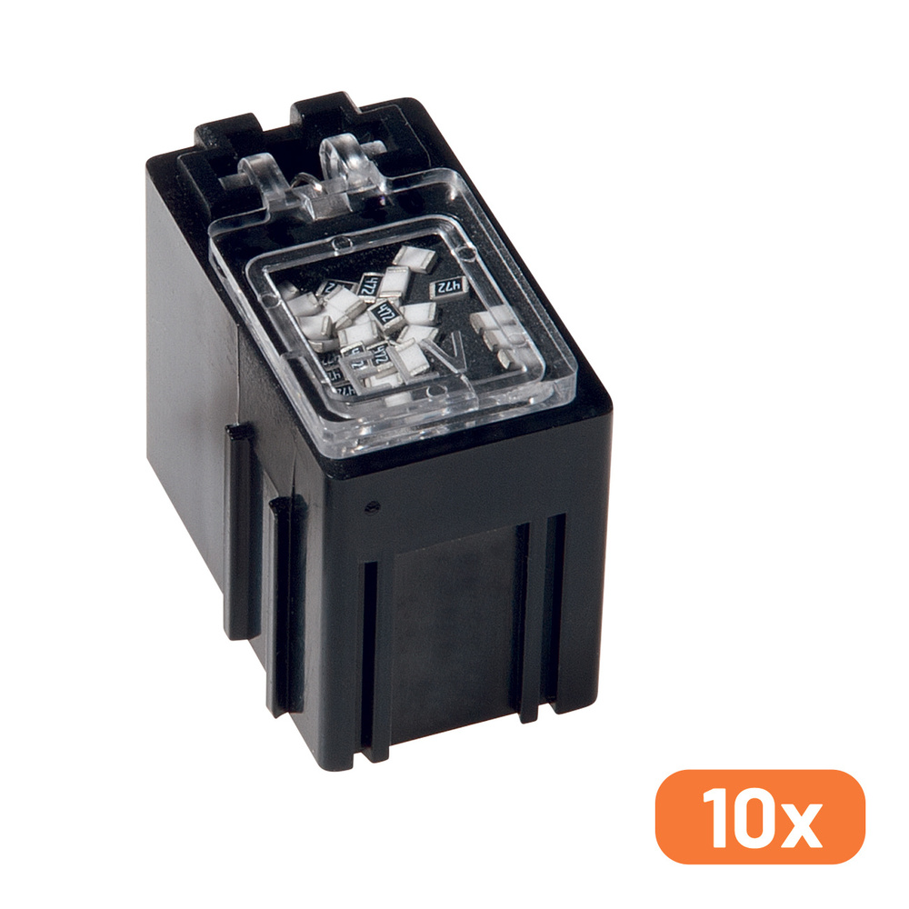 ELV 10er-Set SMD-Sortierbox, 23 x 15,5 x 27 mm, Antistatik