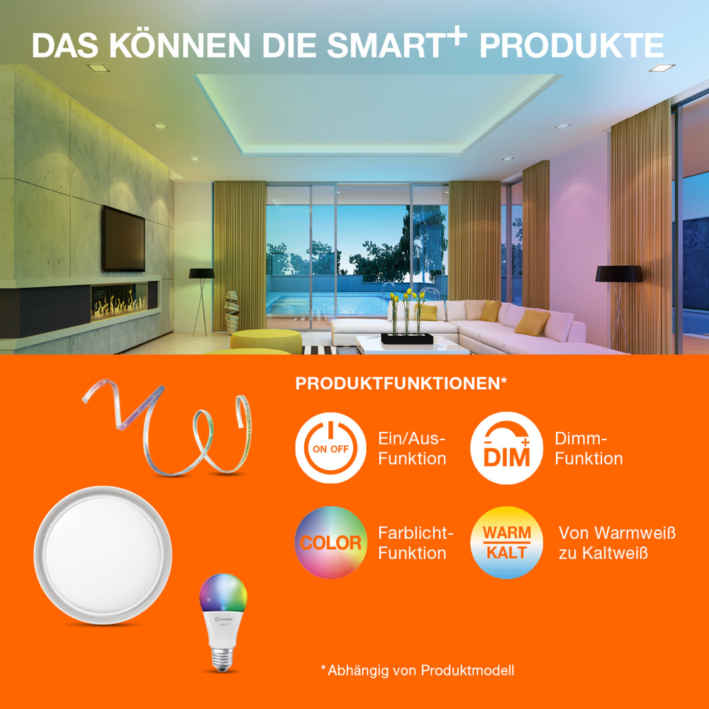 SMART+ Smart Home G9 Leuchtmittel, WLAN, 3,5W, Tunable White, G9, 230V