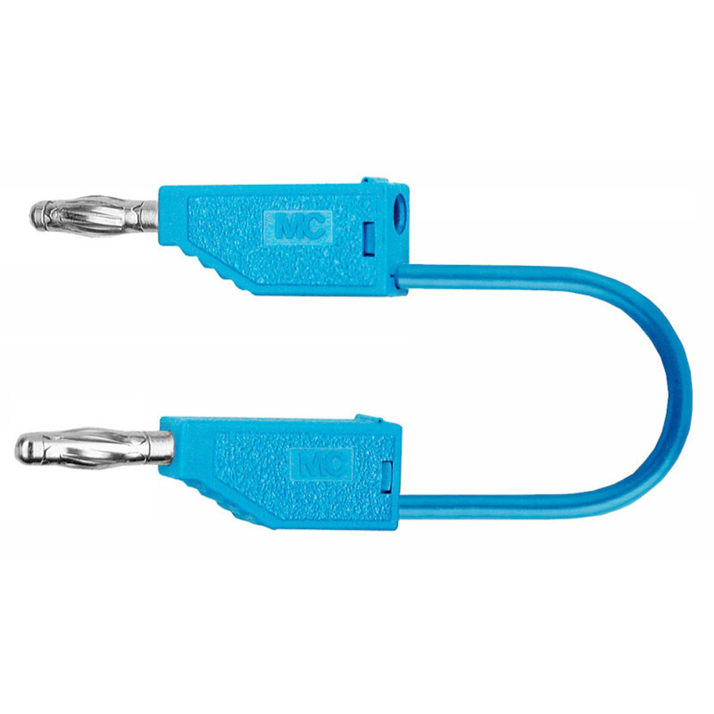 PVC-Verbindungsleitungen 19A, 1m, blau, 4 mm