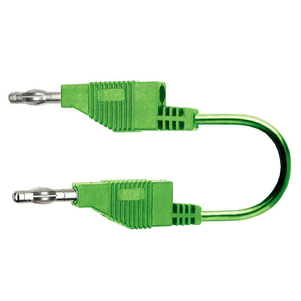Silikon-Verbindungsleitungen 4 mm, 15A, 1m, grün