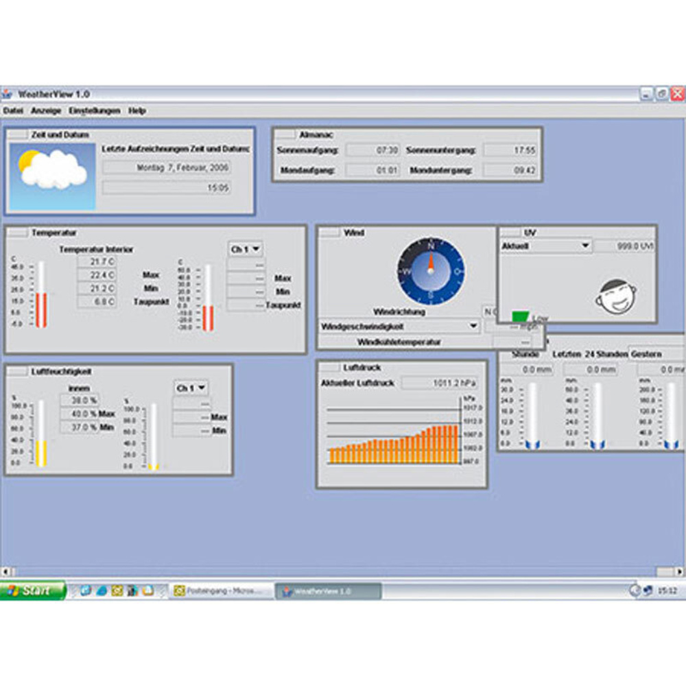 TFA Nexus - Professionelle Funk-Wetterstation mit PC-Interface und Datenlogger