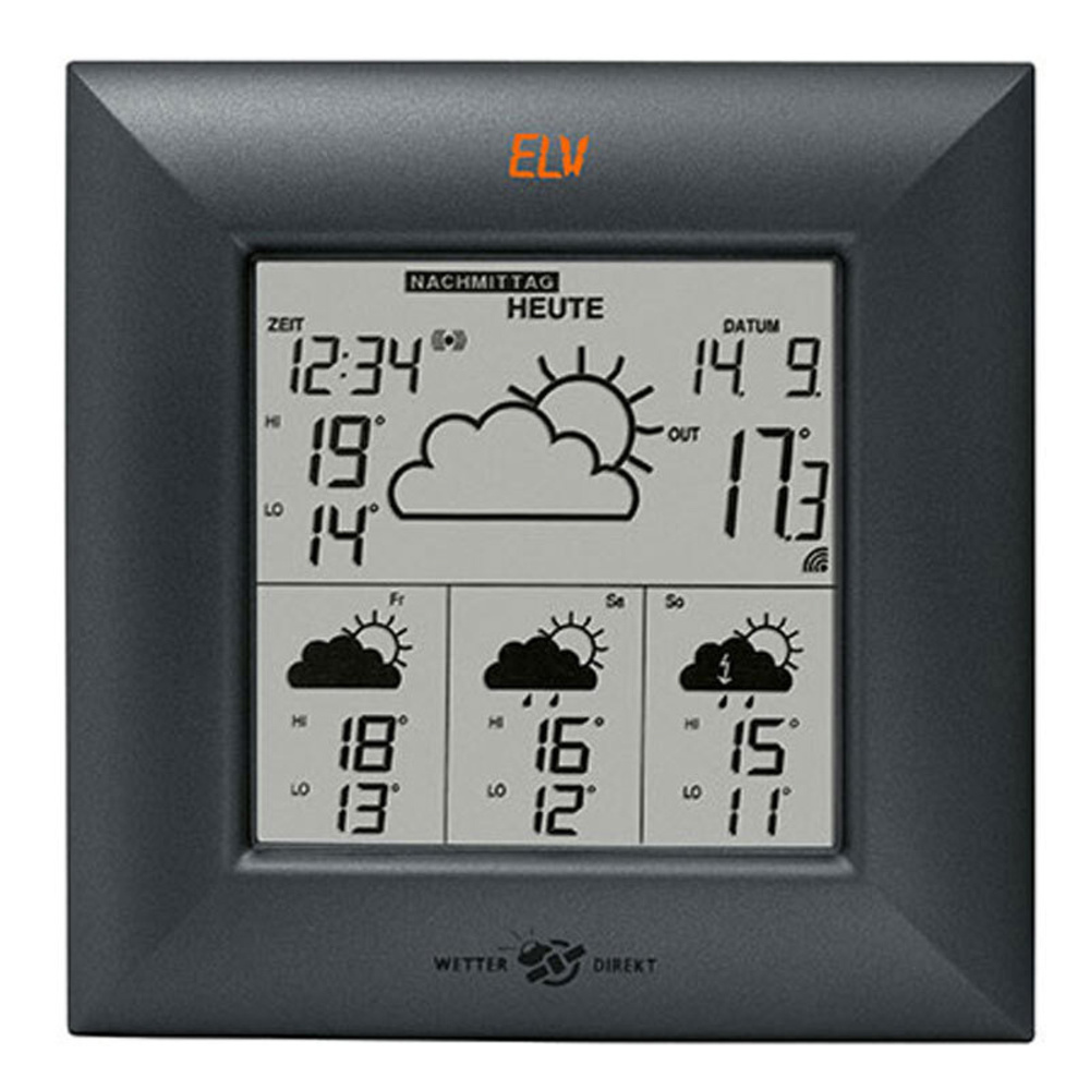 Funk-WetterDatenStation WD 4000, Schwarz