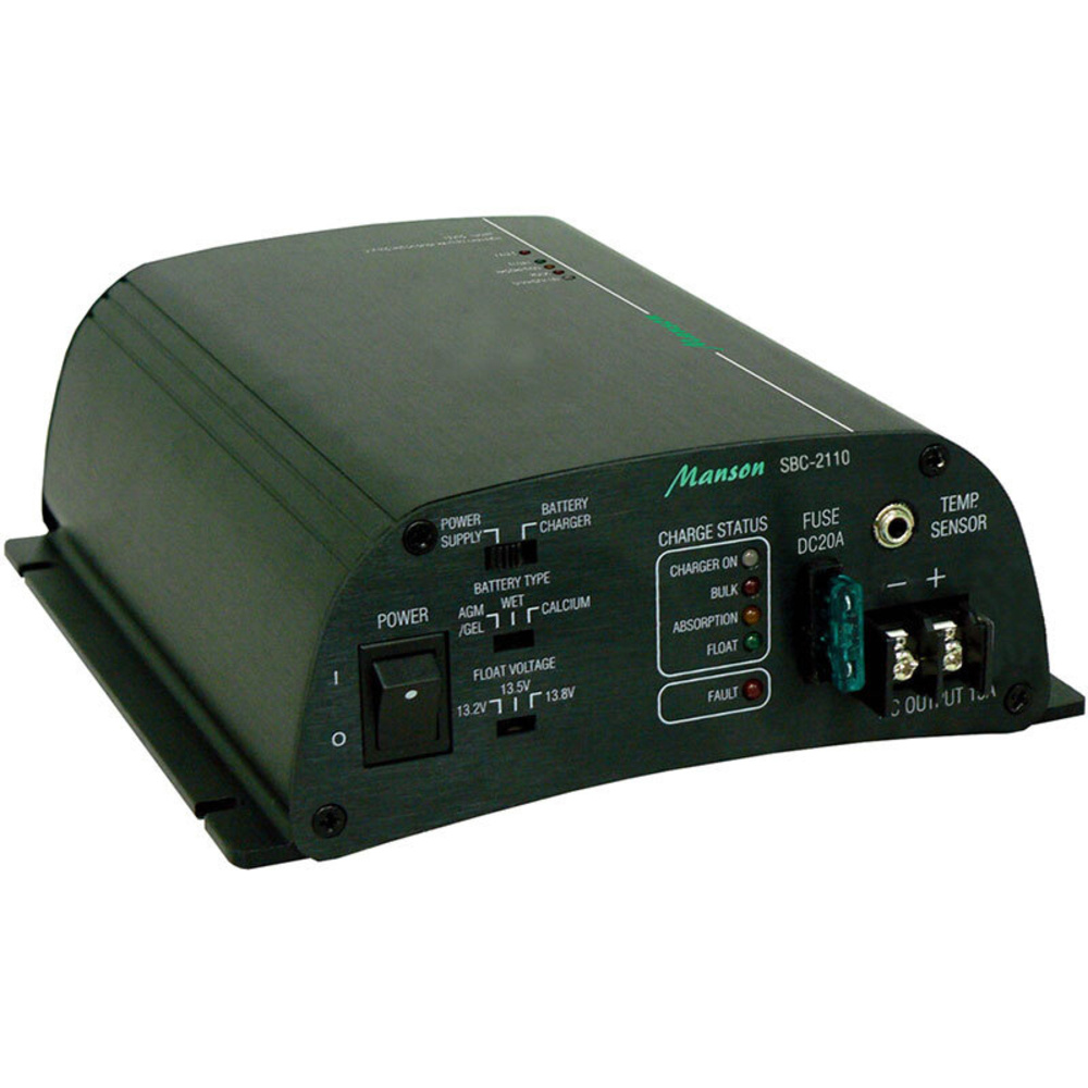 Manson 3-Stufen Ladegerät SBC-2110, für Blei-Akkus