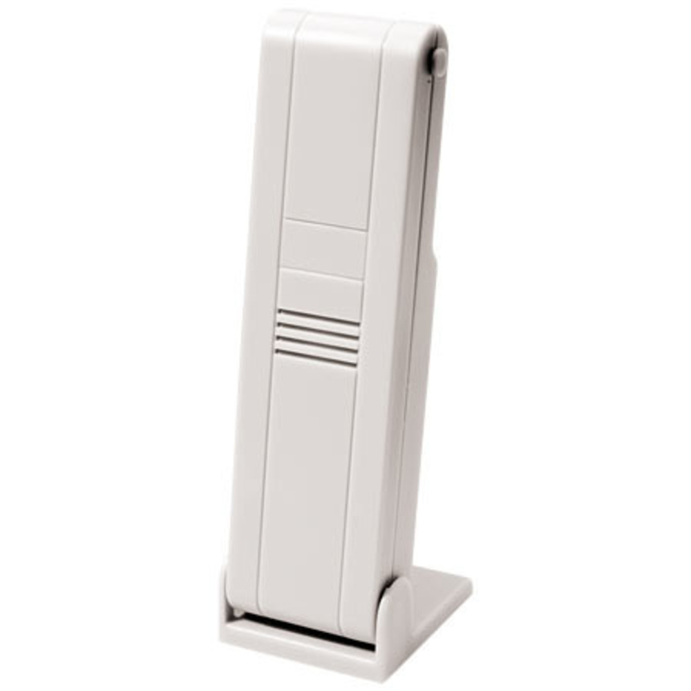 ELV WS 300 Basisstation, Schwarz inkl. Funksensor KS 300, Funk-Temperatur-/Luftfeuchtesensor S 300 TH, Edelstahl-Steckmast und Batterien