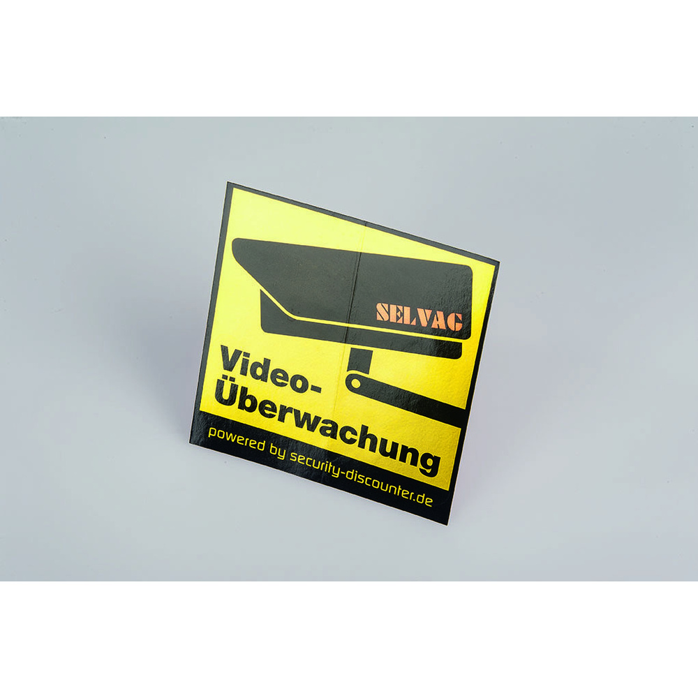 Aufkleber "Video-Überwachung"