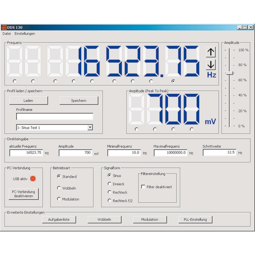 ELV Bausatz DDS-Funktionsgenerator DDS 130, 30 MHz