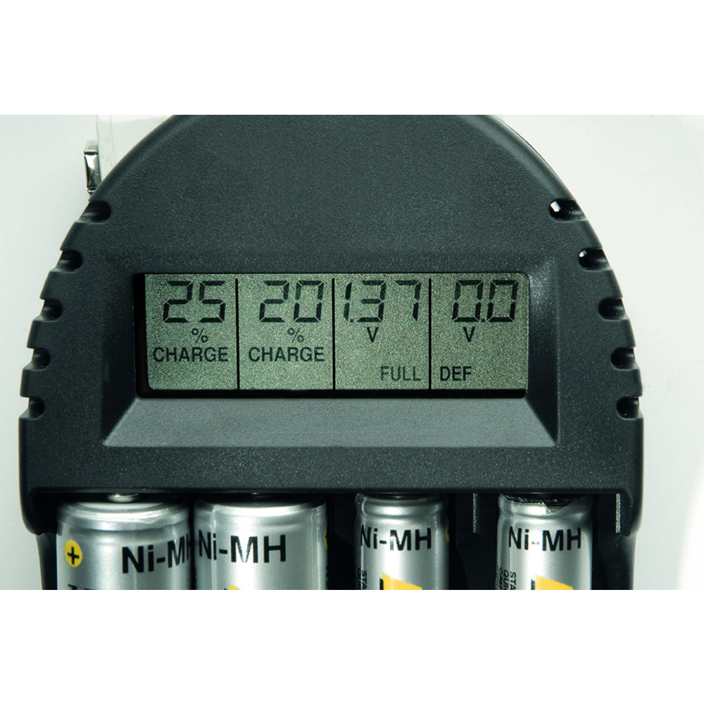 ELV Akku-Ladegerät BC-250 inkl. 2er-Pack ELV Power NiMH-Akku Micro, 1000 mAh