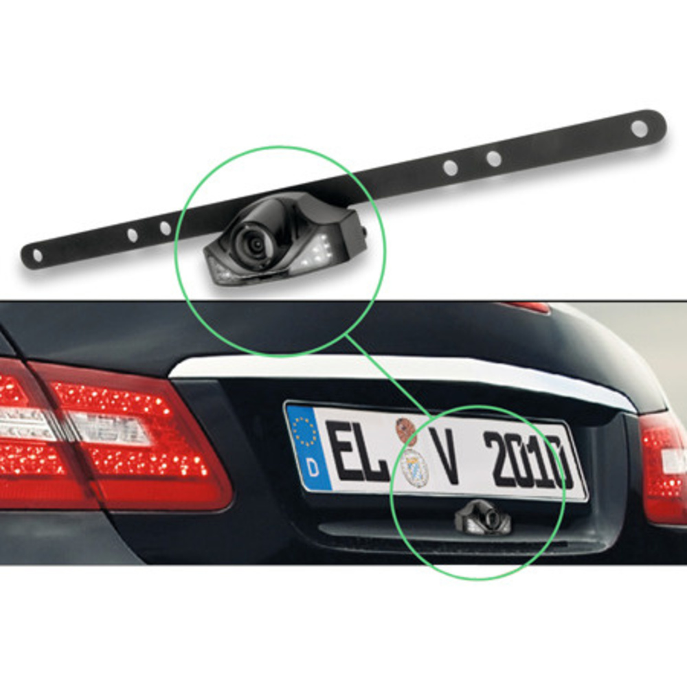 ELV Funk-Video-Einparksystem mit 9,14-cm-Monitor und Rückfahrkamera
