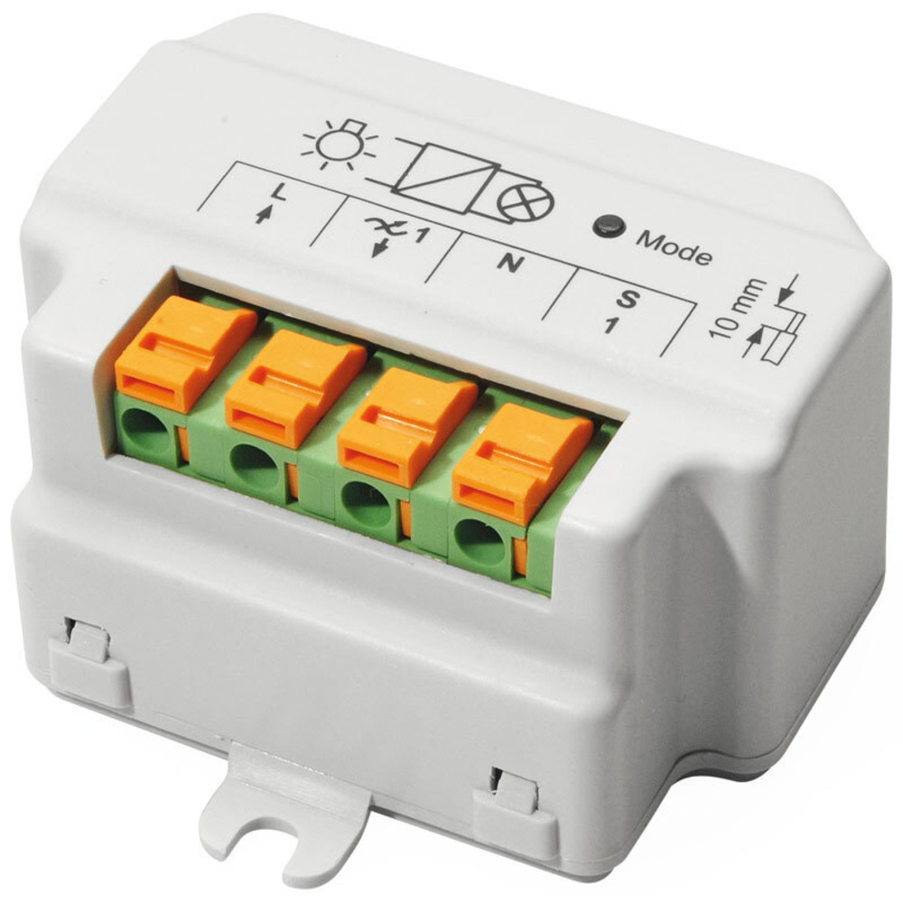 Homematic 1-Kanal-Unterputzdimmer, Phasenabschnitt HM-LC-Dim1T-FM für Smart Home / Hausautomation