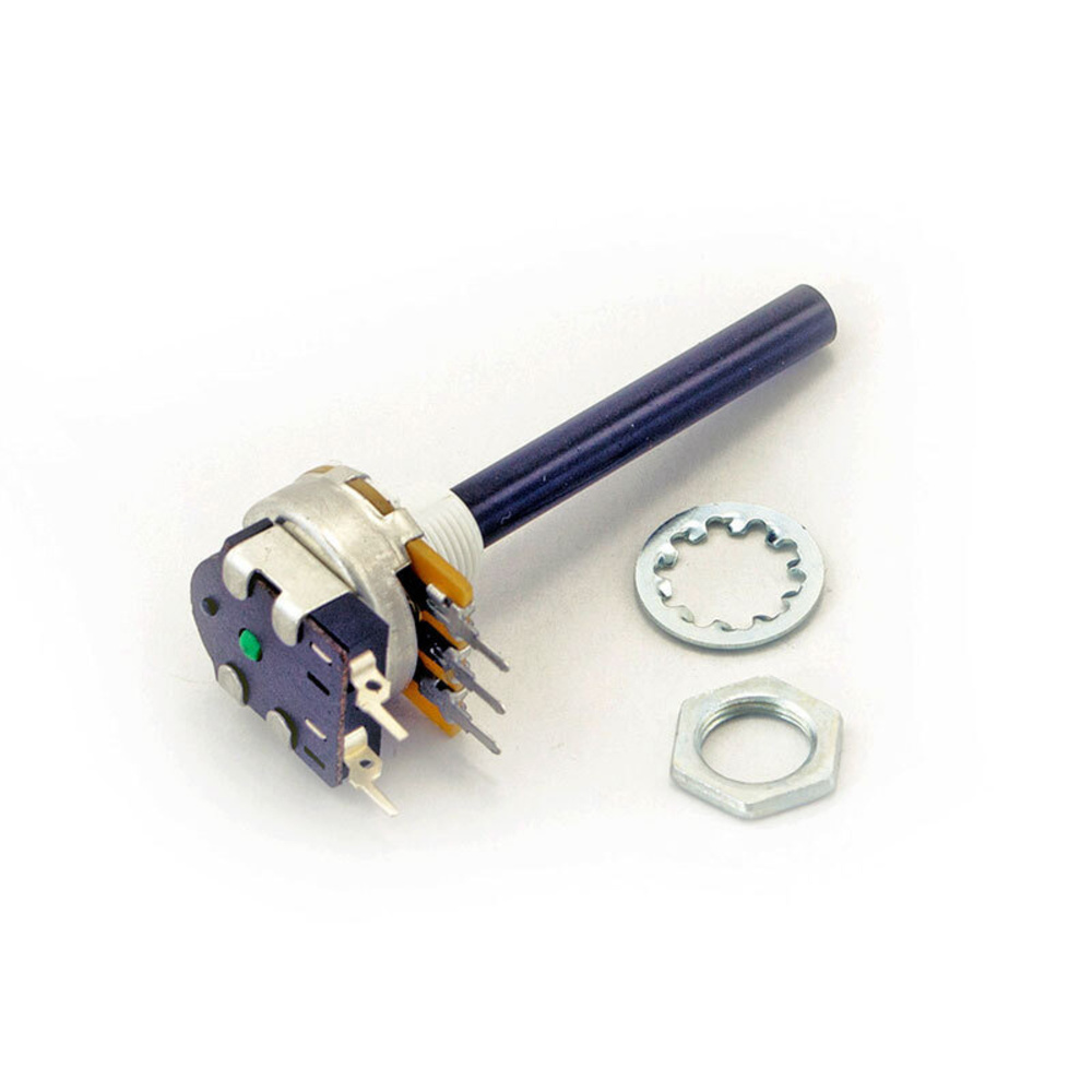 OMEG Drehpotentiometer 6mm stehend, linear 100 kOhm mit Schalter