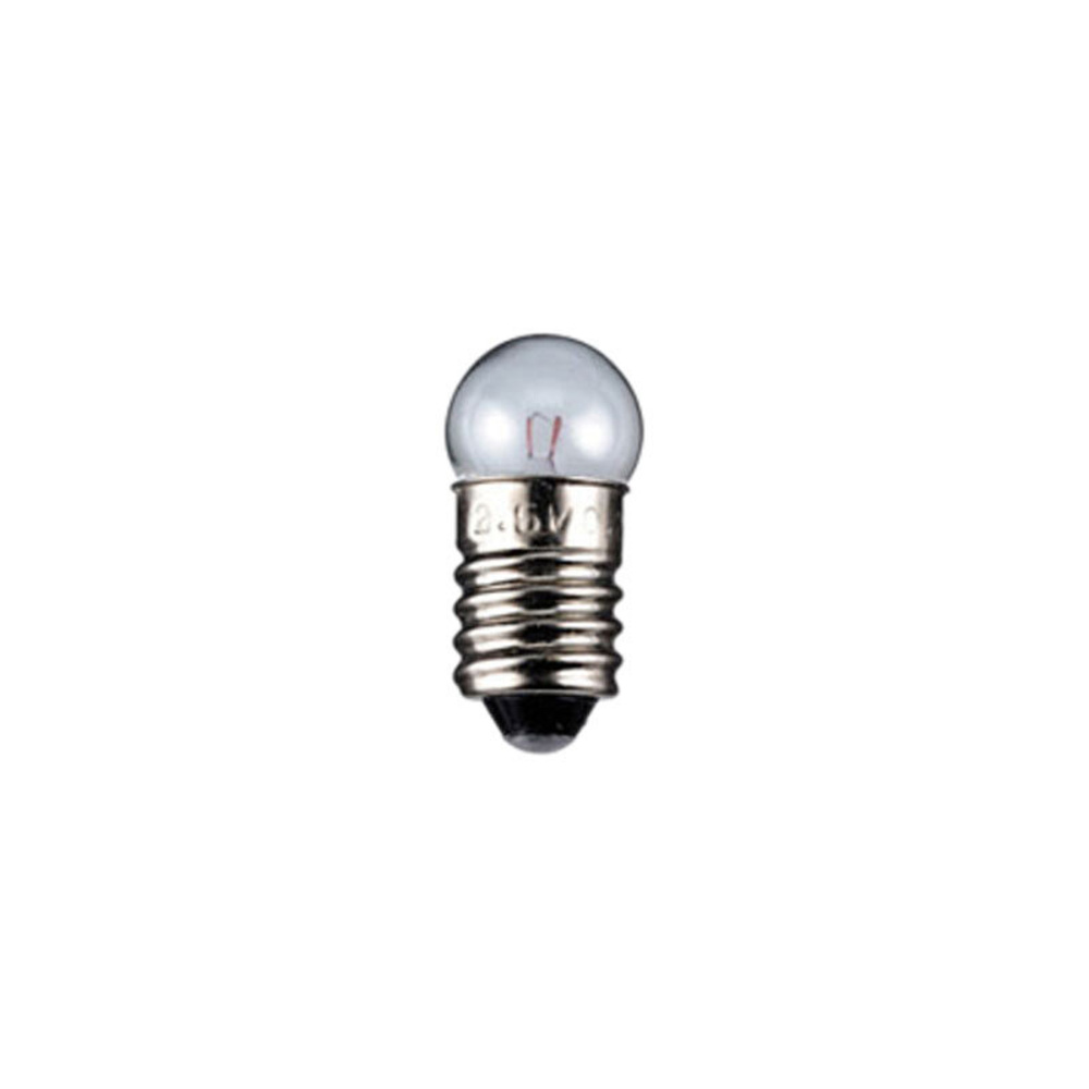 Kugelförmige Lampe Sockel E10, 11,5 x 24 mm, 12 V