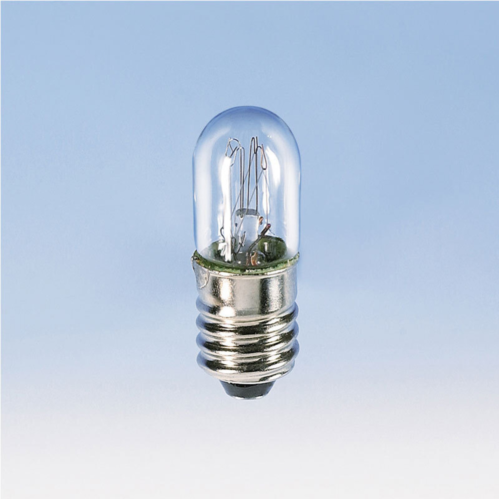 Barthelme Röhrenlampe Sockel E10, 10 x 28 mm, 30 V