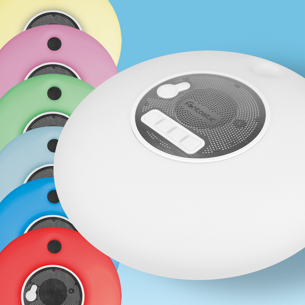 Fontastic Bluetooth-Lautsprecher Nepto, schwimmfähig, mit LED-Beleuchtung, IP67