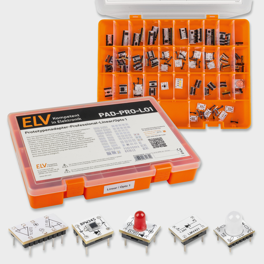 Professionell experimentieren - Prototypenadapter Professional Linear/Opto 1, PAD-PRO-LO1