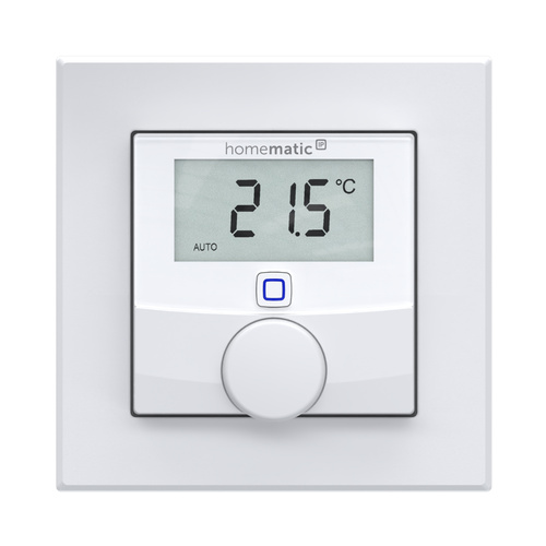 Homematic IP Smart Home Wandthermostat mit Luftfeuchtigkeitssensor, HmIP-WTH-3