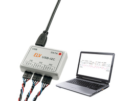 ELV Bausatz USB-I2C-Interface, inkl. Gehäuse, USB-Kabel, 3 Anschlusskabel