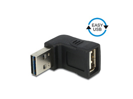 Delock USB-Adapter EASY-USB 2.0, A-Stecker auf A-Buchse, gewinkelt oben/ unten