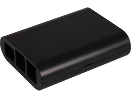 Joy-iT Kompaktes Gehäuse für Raspberry Pi Typ B+, 2 B und 3, schwarz