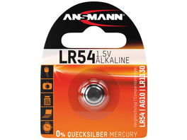 Ansmann Alkaline-Knopfzelle, Typ AG-10, LR54