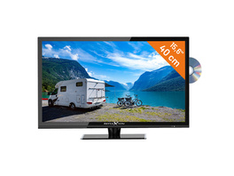 Reflexion 12/24-V-LED-TV LDDW160, 40 cm (15,6"), DVD-Player, DVB-S/S2/C/T/T2, Full-HD, Camping