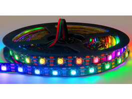 Diamex 4-m-LED-Streifen mit WS2812-kompatiblen-LEDs, 60 LEDs/m, schwarze Platine