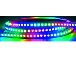 Diamex 2-m-LED-Streifen mit WS2812-kompatiblen-LEDs, 144 LEDs/m, schwarze Platine