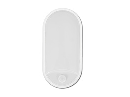 Müller Licht 9-W-Oval-LED-Decken-/Wandleuchte mit HF-Bewegungssensor, neutralweiß