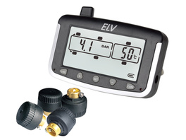 ELV Reifendruckkontrollsystem EK215, für Wohnmobile und Transporter, erweiterbar, mit 4 Sensoren