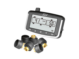 ELV Reifendruckkontrollsystem EK215, für Wohnmobile und Transporter, erweiterbar, mit 6 Sensoren