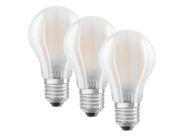 OSRAM 3er-Set LED PROMO 6,5-W-Filament-LED-Lampe E27, warmweiß, matt