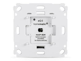 Homematic IP Smart Home Schalt-Mess-Aktor für Markenschalter, HmIP-BSM