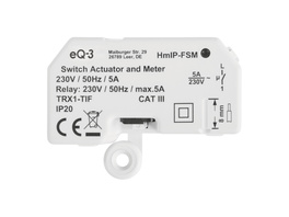 Homematic IP Smart Home Schalt-Mess-Aktor – Unterputz, HmIP-FSM
