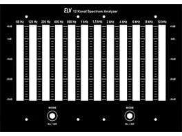 ELV Frontplatte für 12-Kanal-Version ASA6