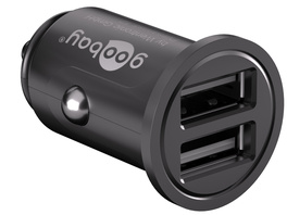 goobay USB-Autoladegerät 4,8 A, 2 x USB 2.0-Buchse (Typ A)