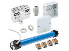 Beschattungsset für Homematic IP mit Unterputz-Rollladenaktor, 10-Nm mechanischer Rohrmotor