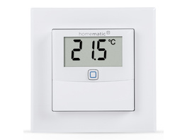 Homematic IP Smart Home Temperatur- und Luftfeuchtigkeitssensor mit Display – innen, HmIP-STHD