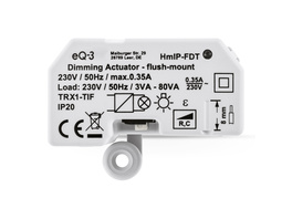 Homematic IP Smart Home Dimmaktor Unterputz – Phasenabschnitt, HmIP-FDT