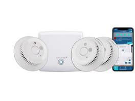 Homematic IP Smart Home Starter Set Rauchwarnmelder mit Access Point und 3 Funk-Rauchwarnmeldern