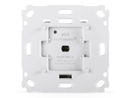 Homematic IP Smart Home Jalousieaktor für Markenschalter, HmIP-BBL-2