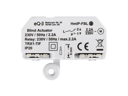 Homematic IP Smart Home Jalousieaktor – Unterputz, HmIP-FBL